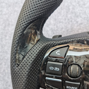 czd auto parts carbon fiber steering wheel for Acura TLX 2015-2021 with forged carbon fiber
