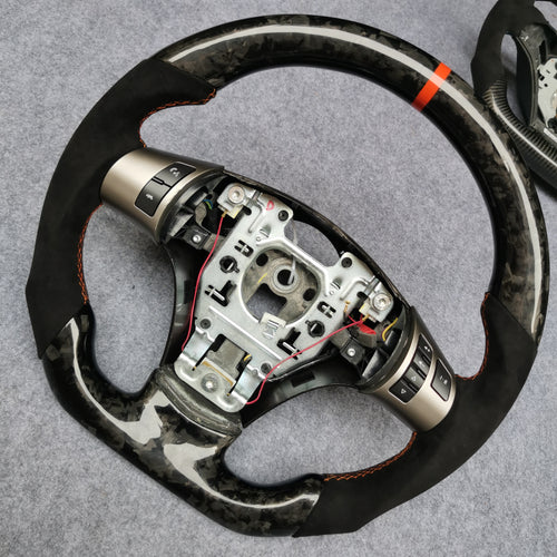 CZD auto parts carbon fiber steering wheel for Chevrolet Corvette C6 Z06 C6 2005-2013 with forged carbon fiber