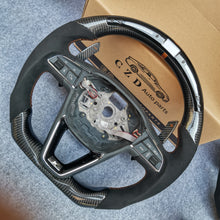 Load image into Gallery viewer, CZD auto parts for Seat Leon 2013-2020 carbon fiber steering wheel with LED