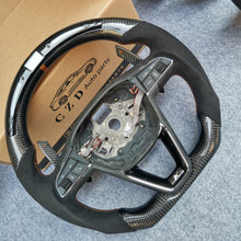 Load image into Gallery viewer, CZD auto parts for Seat Leon 2013-2020 carbon fiber steering wheel with LED