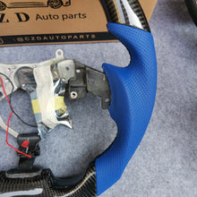 Load image into Gallery viewer, CZD auto parts carbon fiber steering wheel for Lexus IS250 /300 /350 2006-2013 with blue leather