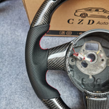 Load image into Gallery viewer, CZD auto part for Lamborghini Gallardo 2004-2014  carbon fiber steering wheel with black perforated leather