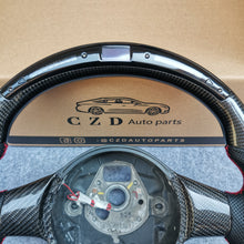 Load image into Gallery viewer, CZD auto part for Lamborghini Gallardo 2004-2014  carbon fiber steering wheel with black perforated leather