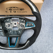 Load image into Gallery viewer, CZD auto parts for Ford EcoSport 2017-2021  carbon fiber steering wheel with black alcantara leather side