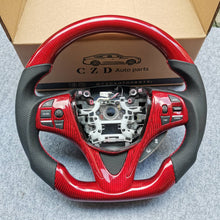 Load image into Gallery viewer, CZD auto parts for Acura 2015-2020 TLX carbon fiber steering wheel with black perforated leather