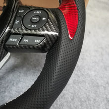 Load image into Gallery viewer, czd auto parts carbon fiber steering wheel for Toyota Corolla 2019-2020 with red thumb grips