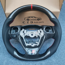Load image into Gallery viewer, czd auto parts carbon fiber steering wheel for Toyota Corolla 2014-2017 with printing logo