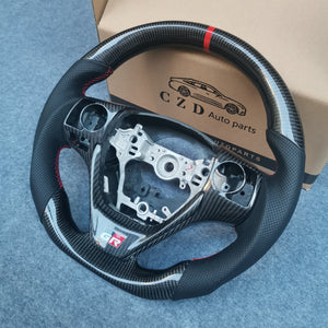czd auto parts carbon fiber steering wheel for Toyota Corolla 2014-2017 with printing logo