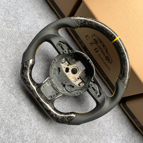 CZD auto parts carbon fiber steering wheel for Audi RS Q3 (8U) with forged carbon fiber