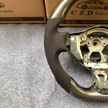 Load image into Gallery viewer, CZD autoparts forNissan 7th gen Maxima 2009-2014 carbon fiber steering wheel  with alcantara leather side