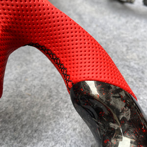 czd auto parts carbon fiber steering wheel for Acura TL with red flakes