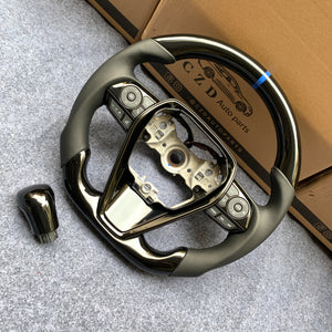 CZD Autoparts For Toyota Avalon 2018-2022 steering wheel with piano black gear knob