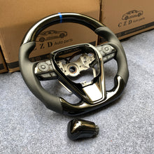 Load image into Gallery viewer, CZD Autoparts For Toyota 8th gen Camry se xse le xle 2018-2022 steering wheel piano black top&amp;bottom
