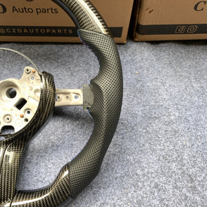 CZD Autoparts For BMW F83 M5 F10 M6 F06 F12 F13 carbon fiber steering wheel gloss carbon fiber trim