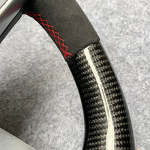 Load image into Gallery viewer, CZD auto parts for Mercedes Benz AMG A35 W177 GT C190 C43 W205 C63S W205 CLA35 C118 2019-2021 carbon fiber steering wheel with gloss black carbon fiber