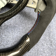 Load image into Gallery viewer, CZD Autoparts For BMW M2 F87 M3 F80 M4 F82 carbon fiber steering wheel with black alcantara sides