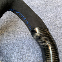 Load image into Gallery viewer, CZD auto parts for Legacy 2004 2005 2006 carbon fiber steering wheel with alcantara side
