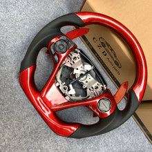 Load image into Gallery viewer, CZD For 2013/2014/2015/2016/2017 7th Toyota Gamry carbon fiber steering wheel with perforated leather sides