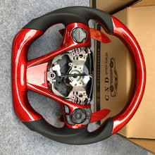 Load image into Gallery viewer, CZD For 2013/2014/2015/2016/2017 7th Toyota Gamry carbon fiber steering wheel with perforated leather sides