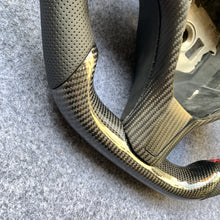 Load image into Gallery viewer, CZD auto parts for Tesla Model X 2016-2020 carbon fiber steering wheel with red stripe line