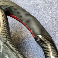 Load image into Gallery viewer, CZD auto parts for Tesla Model X 2016-2020 carbon fiber steering wheel with red stripe line