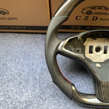Load image into Gallery viewer, CZD auto parts for Tesla Model X 2016-2020 carbon fiber steering wheel with red stripe line