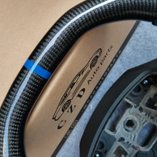 Load image into Gallery viewer, CZD auto parts for Ford Focus RS ST 2015-2018 carbon fiber steering wheel with flat top shape