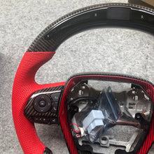 Load image into Gallery viewer, CZD Autoparts for  Toyota 8th gen Camry se xse le xle 2018-2022 carbon fiber steering wheel with  gloss black carbon fiber knob