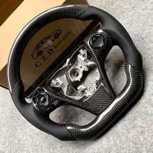Load image into Gallery viewer, CZD For 2013/2014/2015/2016/2017 7th Toyota Gamry carbon fiber steering wheel with perforated leather sides