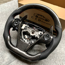 Load image into Gallery viewer, CZD For 2013、2014、2015、2016、2017 7th Toyota Gamry carbon fiber steering wheel with perforated leather sides