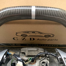 Load image into Gallery viewer, CZD autoparts for Honda Accord UC1 UC3 CM5 CM6 carbon fiber steering wheel with gloss black carbon fiber thumb grips