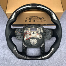 Load image into Gallery viewer, CZD auto parts For RANGE ROVER SPORT L494 2014-2019 carbon fiber steering wheel with black carbon fiber