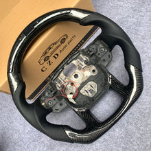 Load image into Gallery viewer, CZD auto parts For RANGE ROVER SPORT L494 2014-2019 carbon fiber steering wheel with black carbon fiber