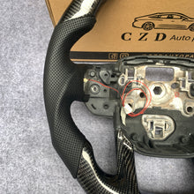 Load image into Gallery viewer, CZD auto parts For RANGE ROVER SPORT L494 2014-2019 carbon fiber steering wheel with black carbon fiber