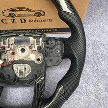 Load image into Gallery viewer, CZD auto parts For RANGE ROVER SPORT L494 2014-2019 carbon fiber steering wheel with black carbon fiber