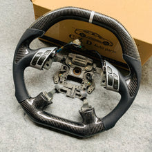 Load image into Gallery viewer, CZD auto parts for Honda Inspire carbon fiber steering wheel with white stripe line in the top
