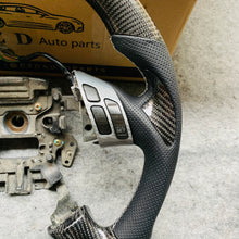 Load image into Gallery viewer, CZD autoparts for Honda Accord UC1 UC3 CM5 CM6 carbon fiber steering wheel with gloss black carbon fiber thumb grips