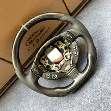 Load image into Gallery viewer, CZD auto parts carbon fiber steering wheel for Maserati Quattroporte 2005-2020 with Italy stripe