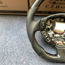 Load image into Gallery viewer, CZD auto parts carbon fiber steering wheel for Maserati Quattroporte 2005-2020 with Italy stripe