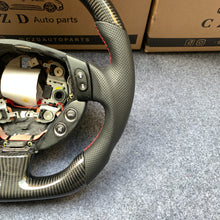 Load image into Gallery viewer, CZD auto parts carbon fiber steering wheel for Maserati Quattroporte 2005-2020 with Italy stripe