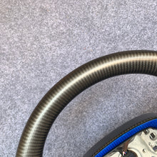 Load image into Gallery viewer, CZD For 8th Gen 2018/2019/2020/2021 Toyota Camry/SE/XSE/TRD carbon fiber steering wheel with blue stitching