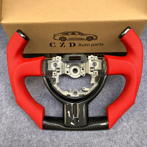 czd auto parts carbon fiber steering wheel for Toyota FRS 2012-2016 with red F1 shape
