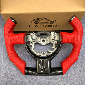 czd auto parts carbon fiber steering wheel for Toyota FRS 2012-2016 with red F1 shape