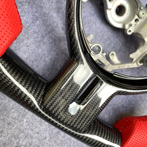 czd auto parts carbon fiber steering wheel for Toyota FRS 2012-2016 with red F1 shape