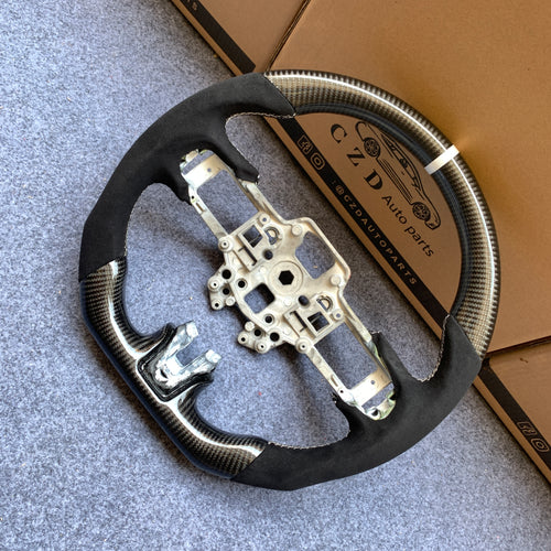 czd auto parts carbon fiber steering wheel for Ford Mustang/Ford SHELBY GT350 with alcantara