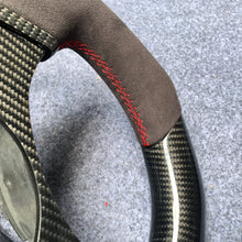 Load image into Gallery viewer, CZD auto parts for Mitsubishi Lancer Evolution Evo 7 carbon fiber steering wheel with alcantara leather side