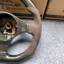 Load image into Gallery viewer, CZD auto parts carbon fiber steering wheel for Mitsubishi Lancer Evolution Evo 9 IX 2005-2007 with alcantara