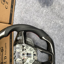 Load image into Gallery viewer, CZD auto parts for Ford S-Max 2015-2020 carbon fiber steering wheel with red stripe line