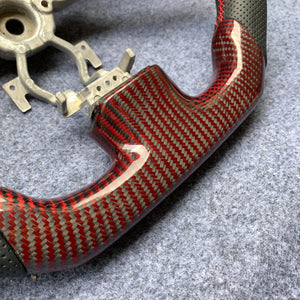 czd auto parts carbon fiber steering wheel for Infiniti Q40 Q60 2014-2015 with red wires forged carbon fiber