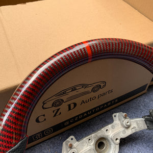 czd auto parts carbon fiber steering wheel for Infiniti Q40 Q60 2014-2015 with red wires forged carbon fiber